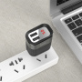 Сетевое зарядное устройство Hoco C40A, 2 USB, 2.4А, черный