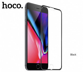 Защитное стекло HOCO A12 для iPhone 7+/8+ черный