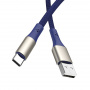 Кабель Borofone BU7 Superior, USB - USB Type-C, 1.2 м, синий