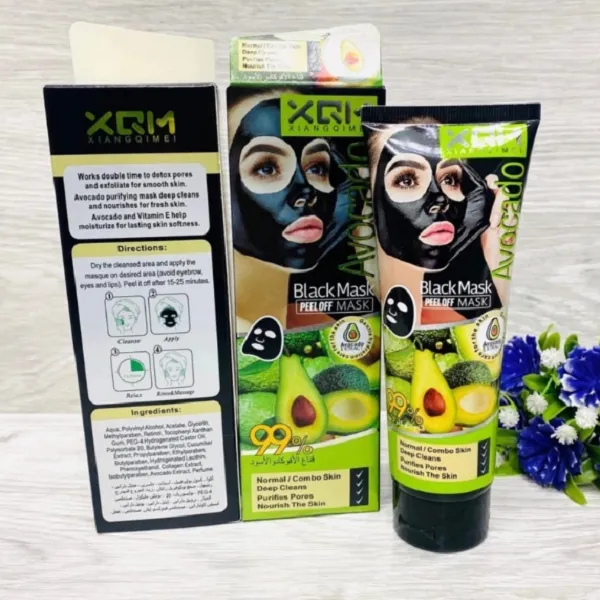 Маска для лица XQM Avocado Black Mask