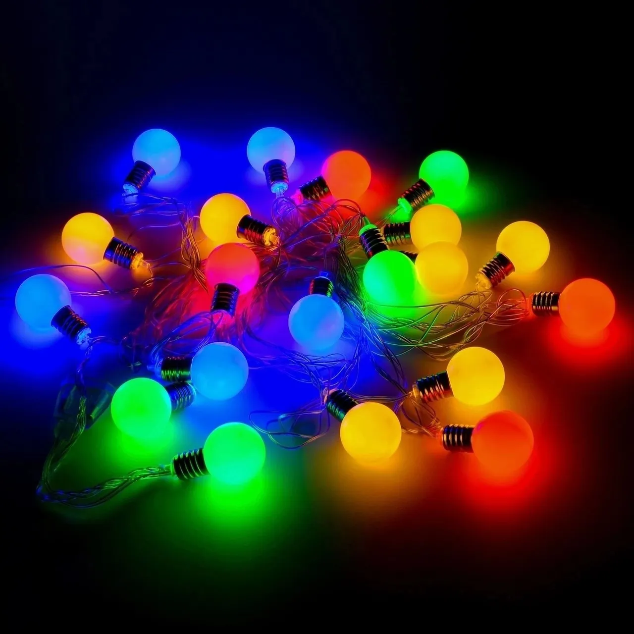 Гирлянда новогодняя Лампочки 5 м
