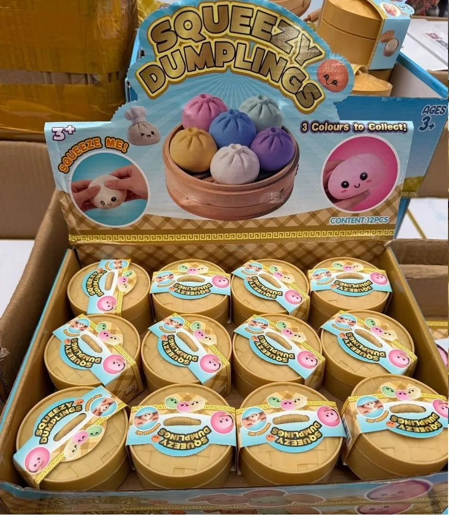Игрушка антистресс пельмень маленький 3в1