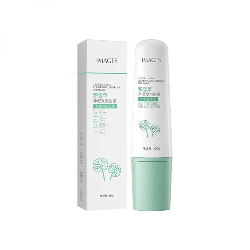 Маска для лица пузырьковая с центеллой Images Centella Asia  Ticatiny Acid Bubbles The Mask