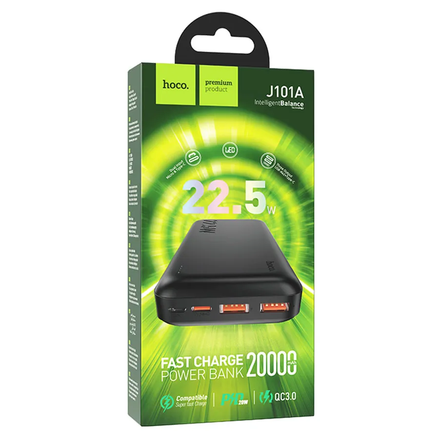 Повербанк Hoco J101A Astute 22.5W power bank (20000mAh)